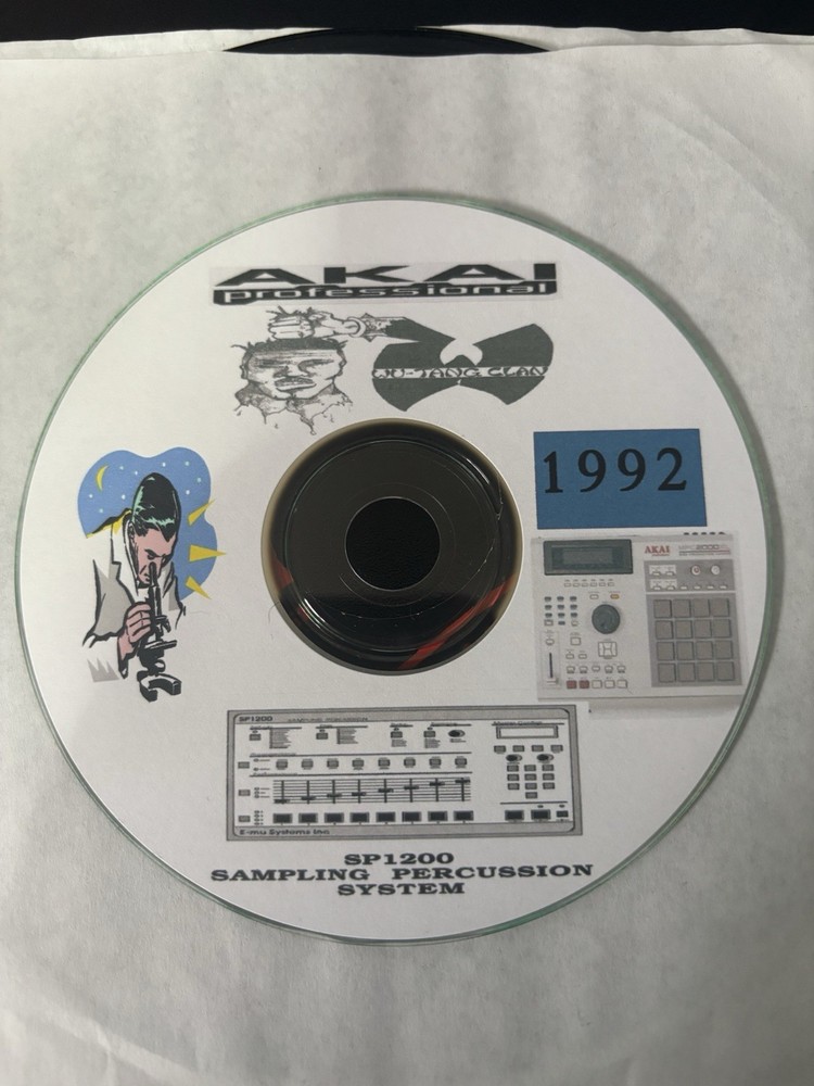 AKAI MPC 2000/ 2000XL “ Producer Soundpack “ CD Disk”