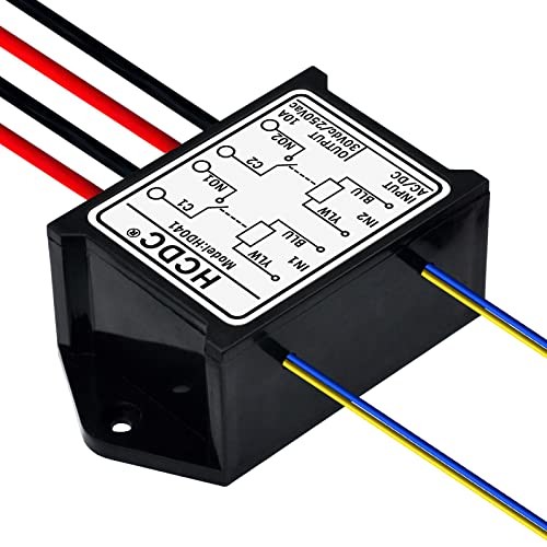 Dual SPST-NO 10 Amp Power Relay Module () AC/DC 12V