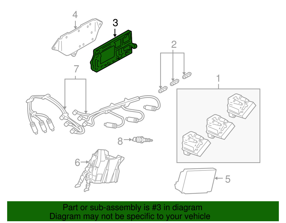 Genuine GM Ignition Control Module without Coil 19245557