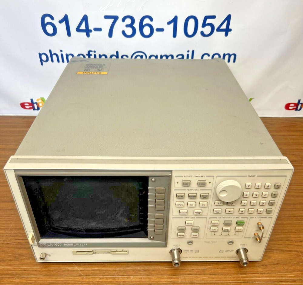 HP 8753D Network Analyzer 30KHz - 3GHz w/ OPT 075