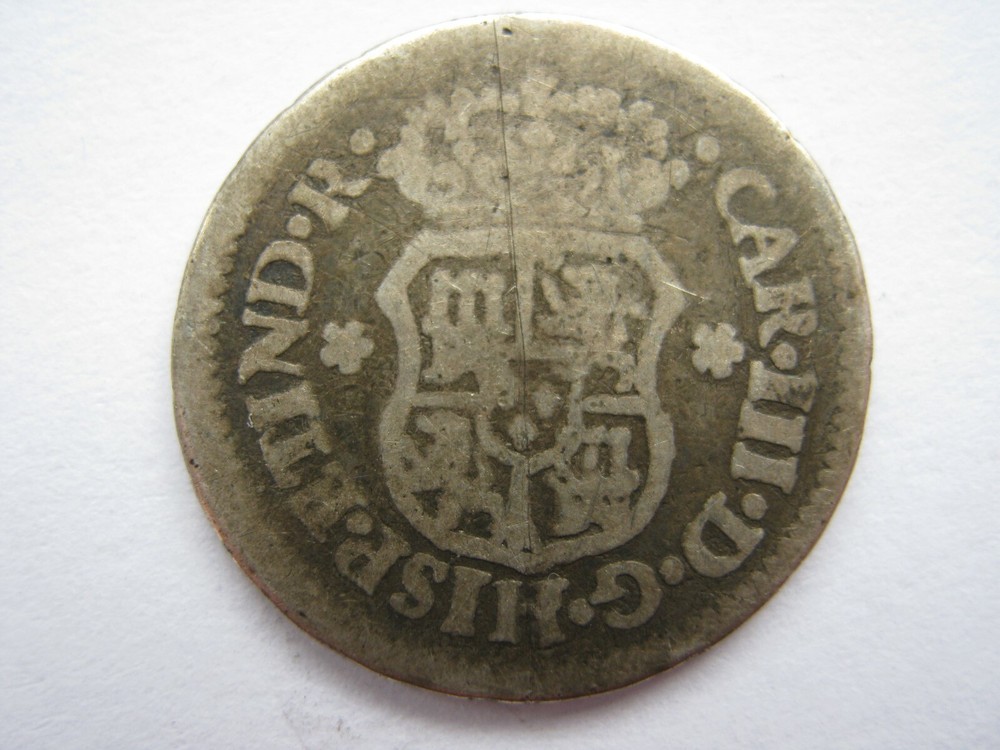 Mexico 1760 silver 1/2 Real Fair