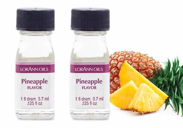 SM LorAnn Pineapple Flavor 1 Dram Bottle 2 Pack