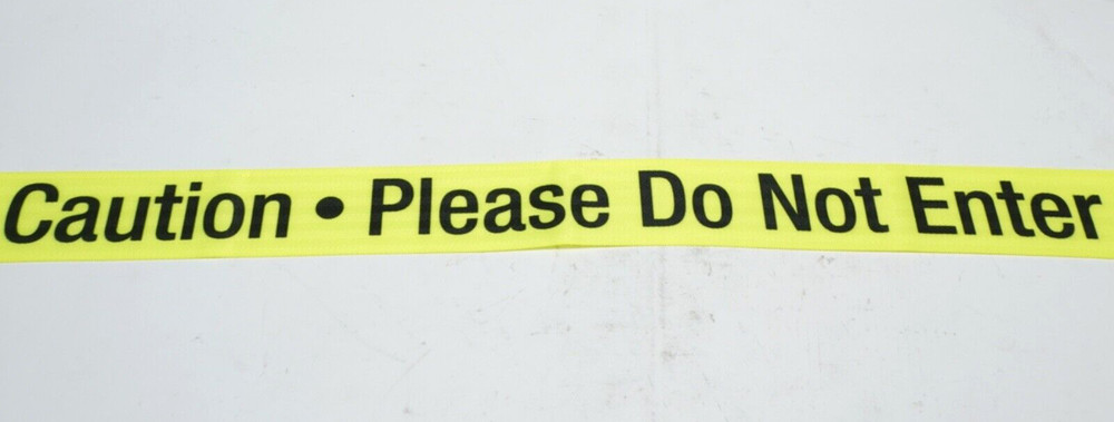 OEM Lavi Glass/Surface Mount Retractable Belt 15' Caution-Please Do Not Enter