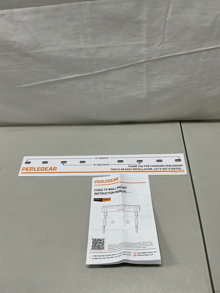 Fixed TV Wall Mount -PGMT7 REV01