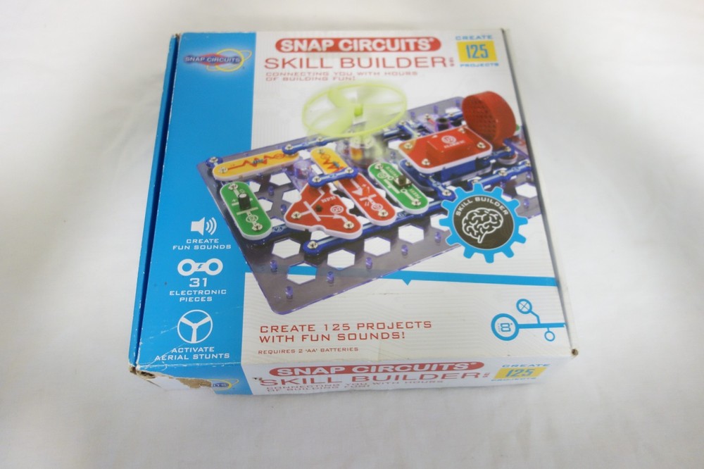 Snap Circuits Kit SB-125 Electronics Learning Kit Elenco 100% Complete