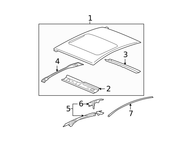 Genuine GM Inner Rail 89024056
