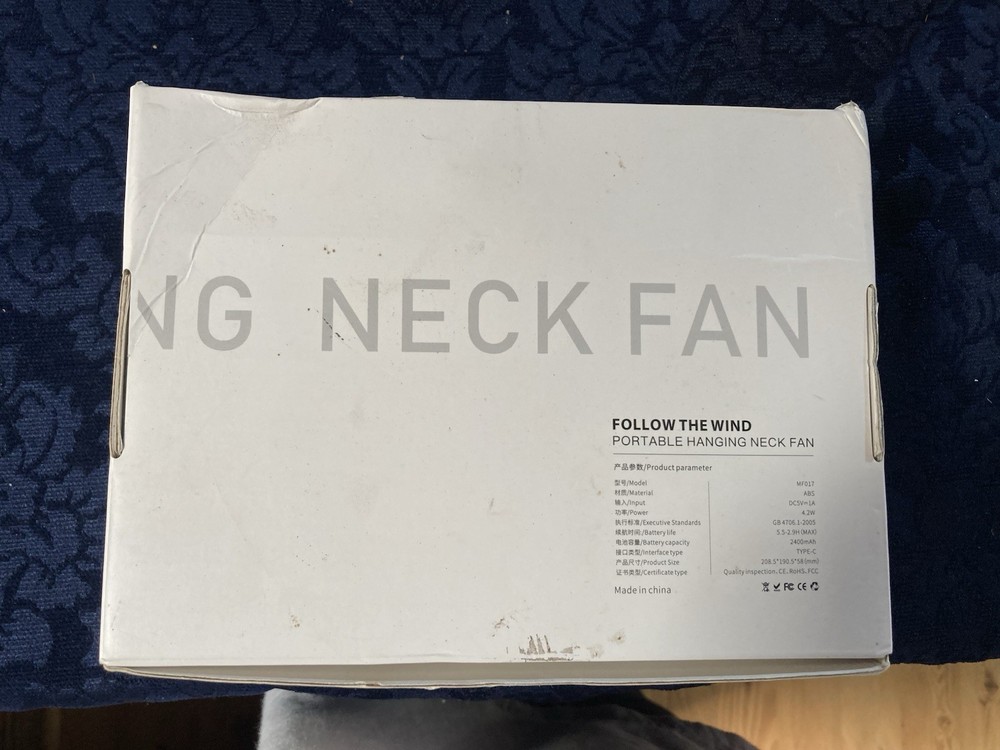 Neck Fan Portable