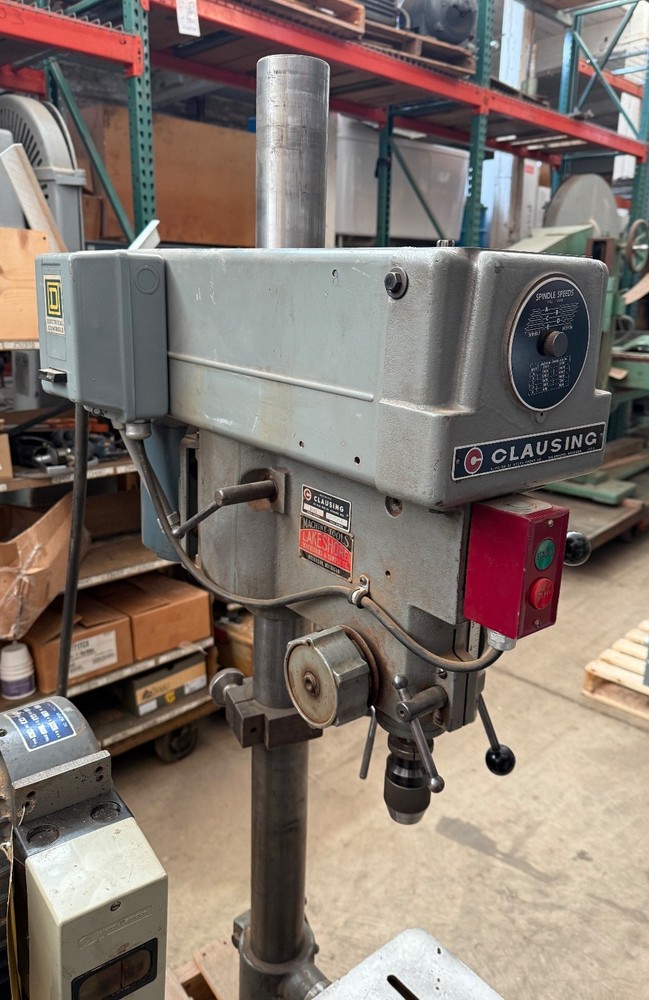 Clausing 15" Model 1643 5 Speed Drill Press 1/2hp, 3ph (101844)