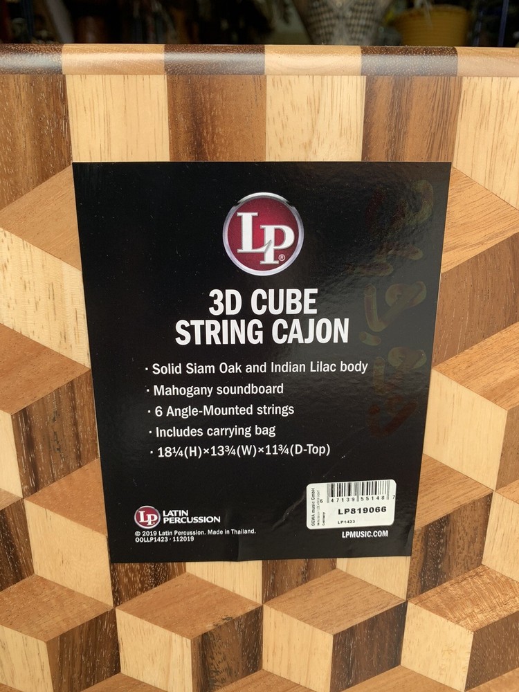 CAJON PROFESSIONALE LATIN PERCUSSION (LP) 3D CUBE STRING