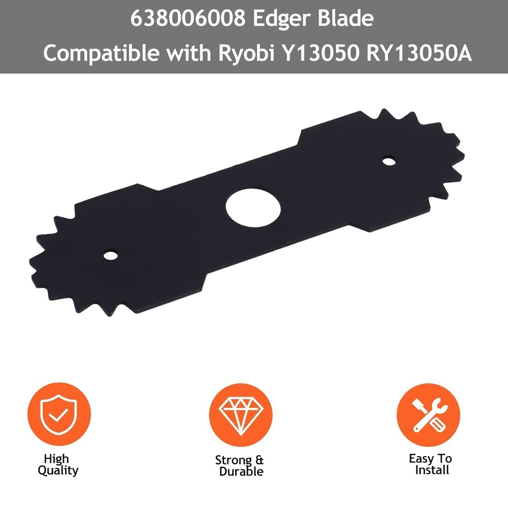 Edger Blade with Teeth Compatible with Ryobi