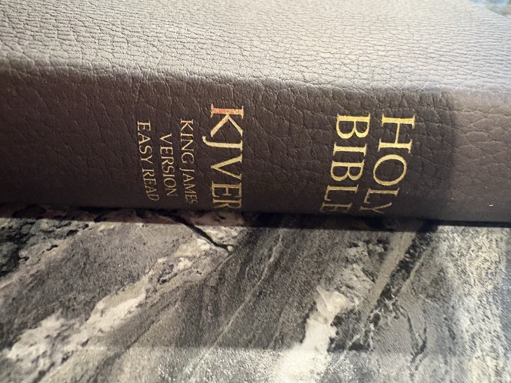 Whitaker KJVER Large Print Bible LEATHER BOUND