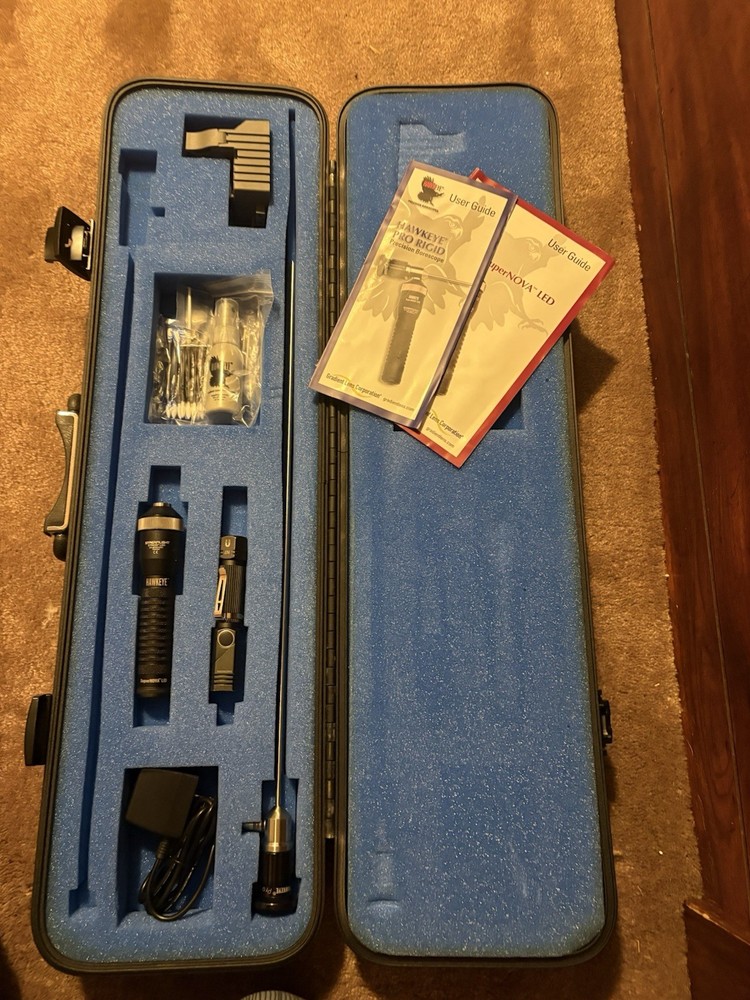 Gradient Lens Hawkeye HS-17AEP Precision Borescope Kit w/ Angled Eyepiece & Case