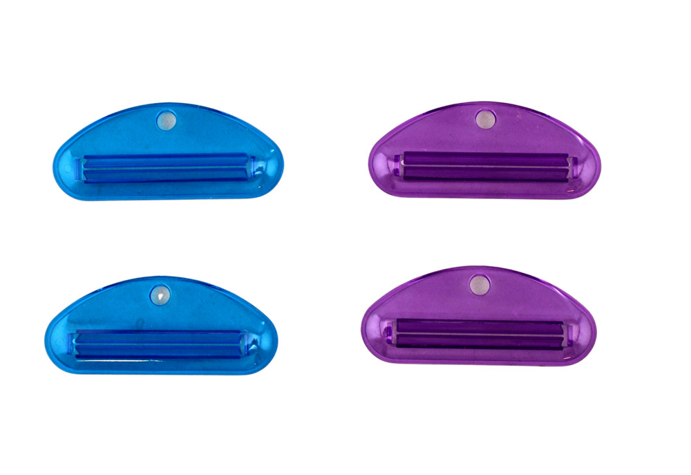 4-Piece Toothpaste Tube Squeezer Set - Save Every Drop, Multi-Purpose, No Waste