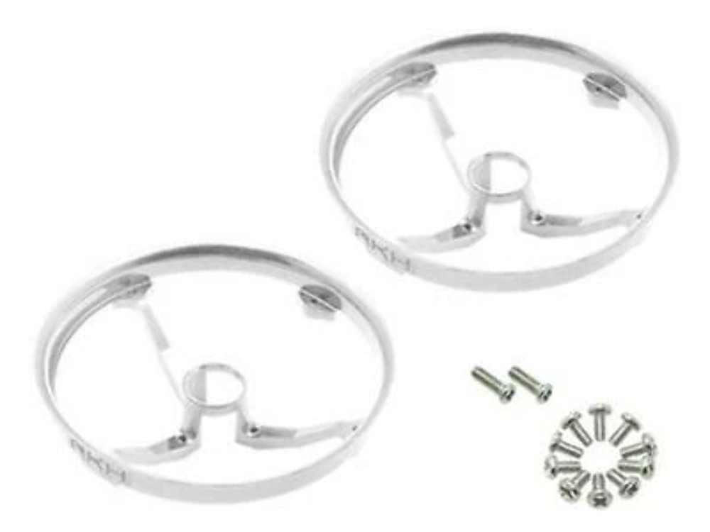 Rakon CNC AL Propeller Guards (Silver) - Blade Inductrix 1 Prop Guard