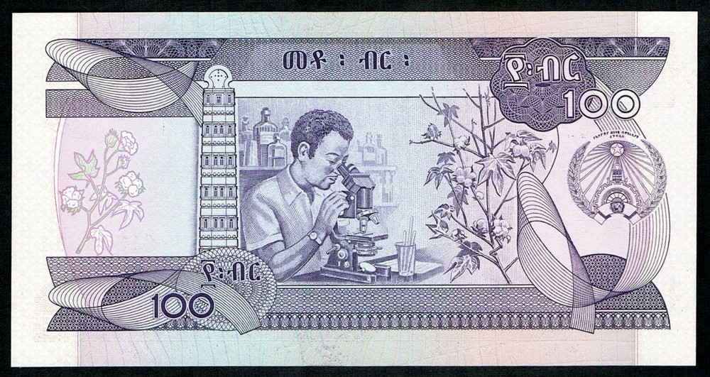 ETHIOPIA - 100 BIRR 1991 UNC P 45b