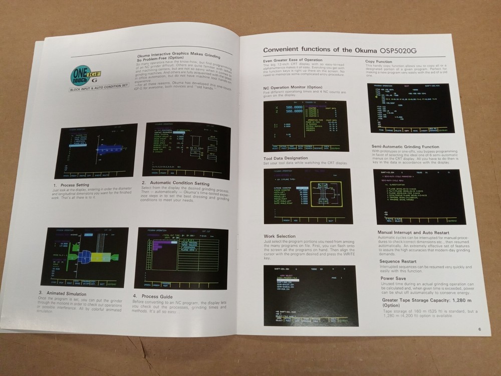 Okuma Grinder Brochures