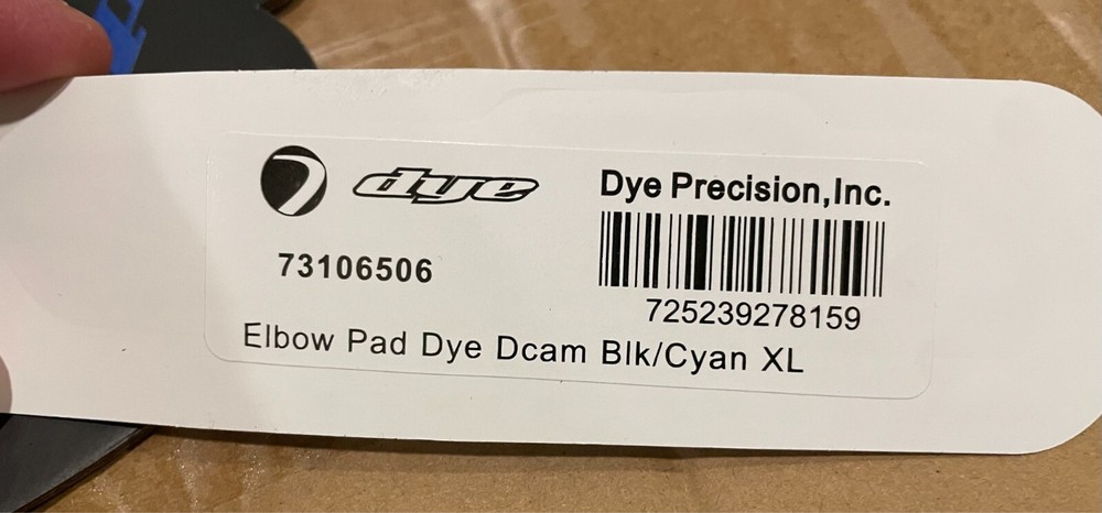 Dye Performance Elbow Pads - Dyecam Cyan - XL