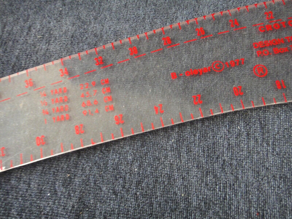 Vintage 1977 B-oleyar Tailor's Crotch Curve