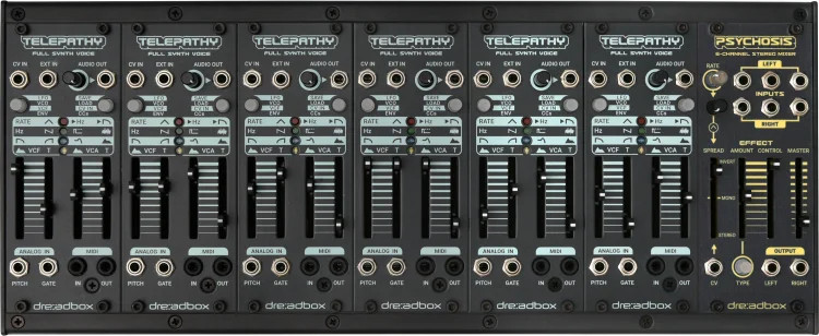 Dreadbox Telepathy 6-voice Eurorack Bundle