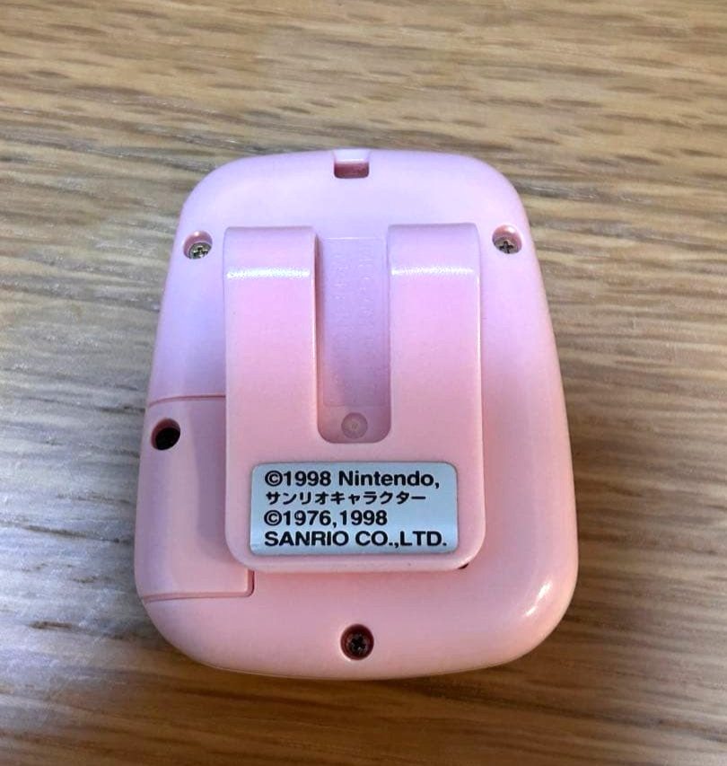 Used Hello Kitty Nintendo Pedometer Handheld Game Console Sanrio