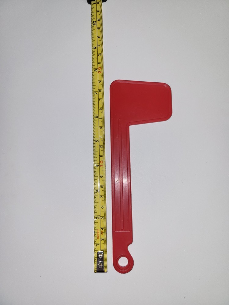 Lot of 6 Durable Red Plastic Flag Replacement For Missing Or Broken Mailbox NEW