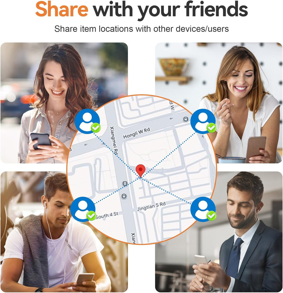 2026 Air Tracker Tags for Android or iOS,Dual System Both iOS and Android Tracke