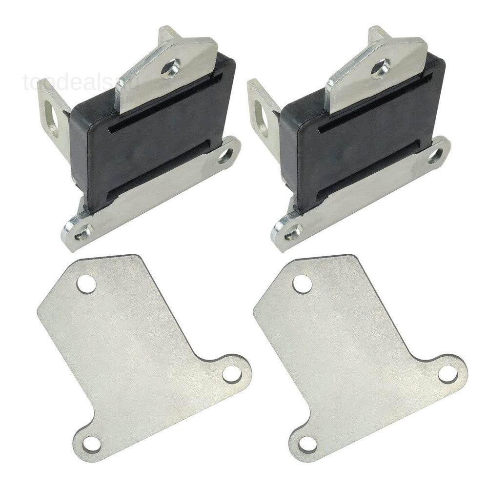 Pair(2) 3474 Engine Motor Mounts SBC BBC Compatible with Silver