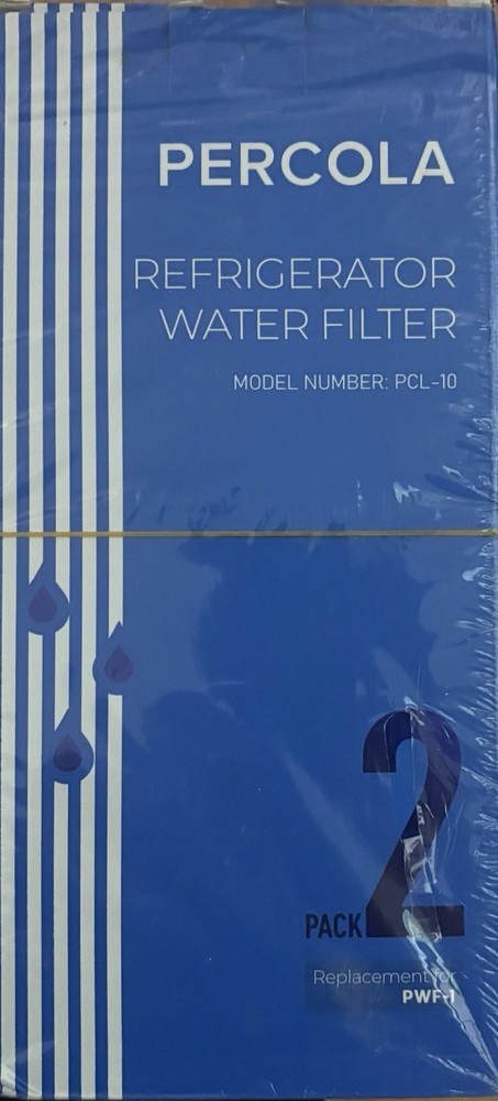 (2) PACK Percola PCL-10 FPPWFU01 Water Replacement EPPWFU01 Frigidaire PWF-1 NEW