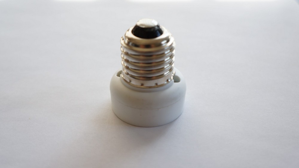 (5pcs) E26 MediumEdison Screw to GU24 Bin-Pin Base Socket Adapter Converter