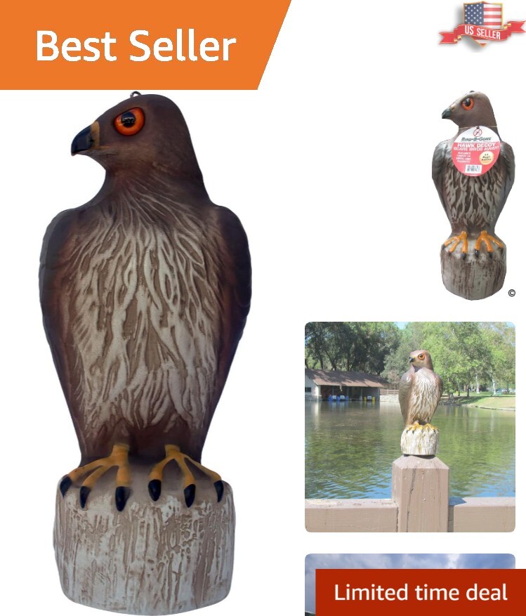 Versatile 6-Pack Plastic Hawk Decoys - Ultimate Solution for Bird Deterrent