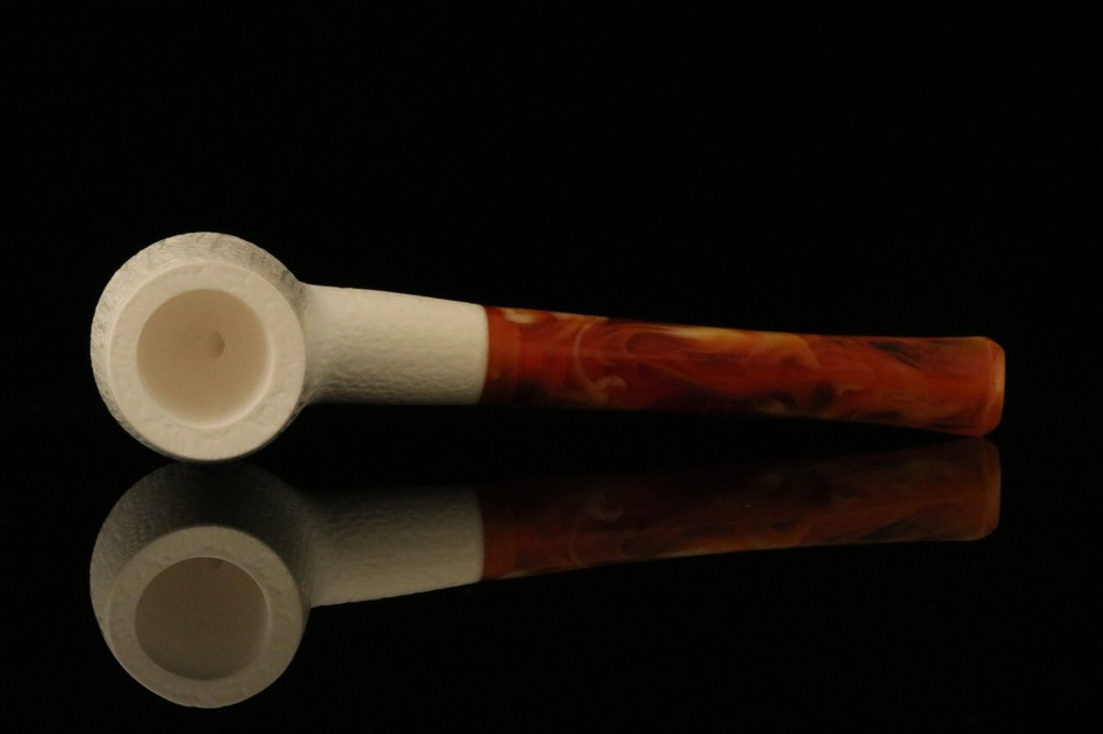 Billiard Block Meerschaum Pipe with fitted case M1581