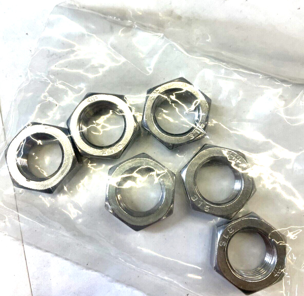 SWAGELOK 316 LUG NUTS S00256113B 6 PIECE SET
