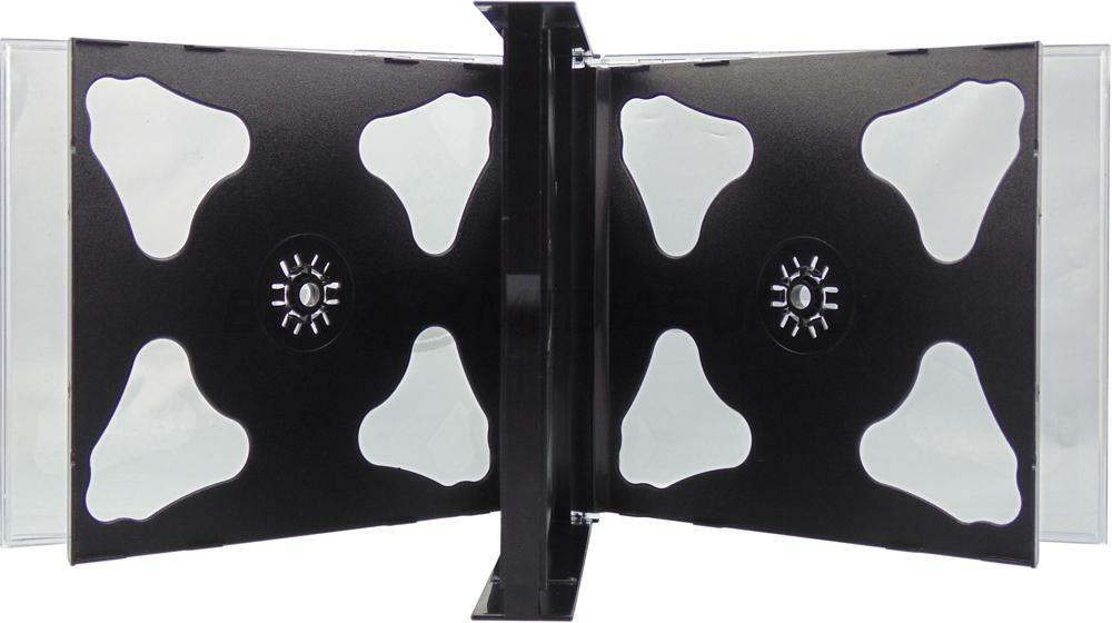 24mm Black Quintuple 5 Discs CD Jewel Case Lot