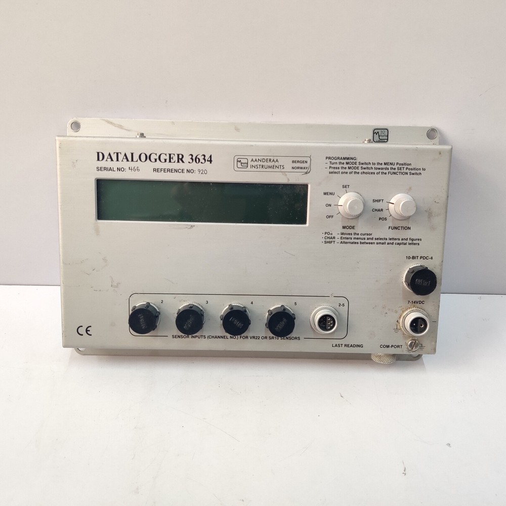 AANDERAA INSTRUMENTS DATALOGGER 3634