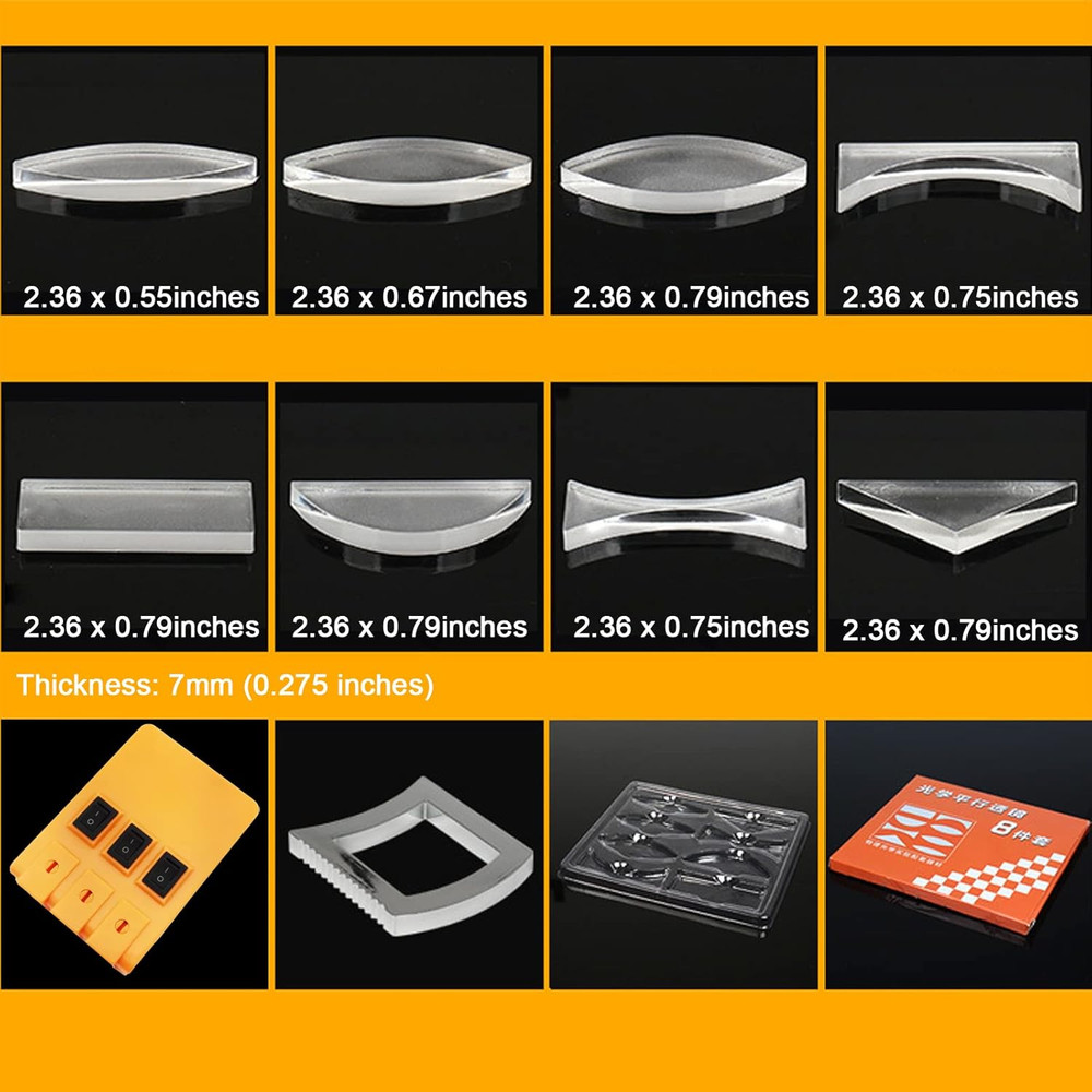 Physics Optical Experiment Set Multifunction Reflector Refraction Triangular ...