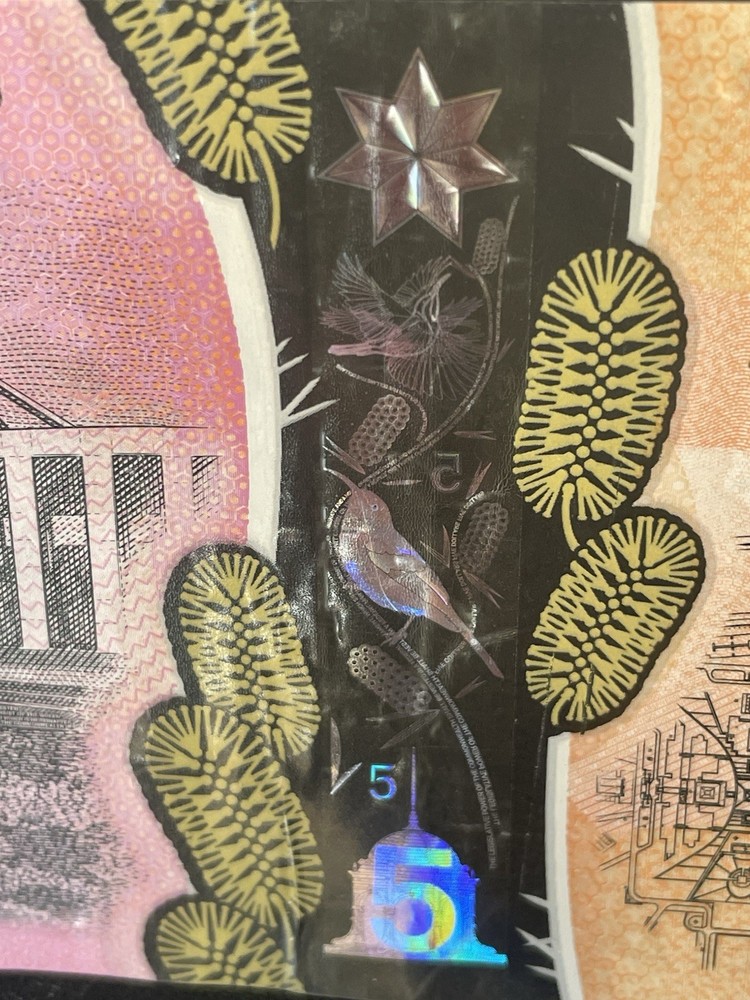 2016 $5 AA16 XF First Prefix Australian Banknote Five Dollar AA 16 EF