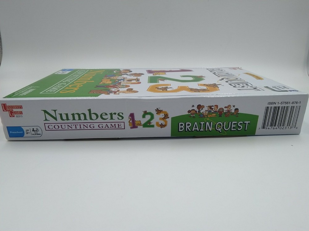 Brain Quest Pre-school Counting With Numbers Game homeschool complete.