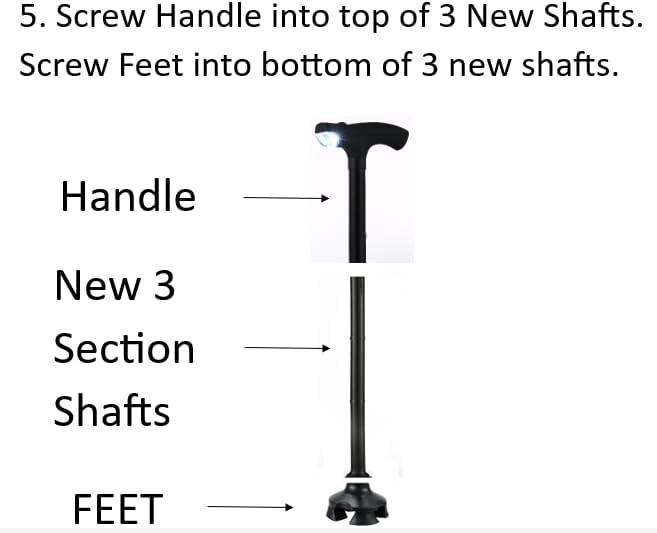 Conversion from Long to Short Steadycane