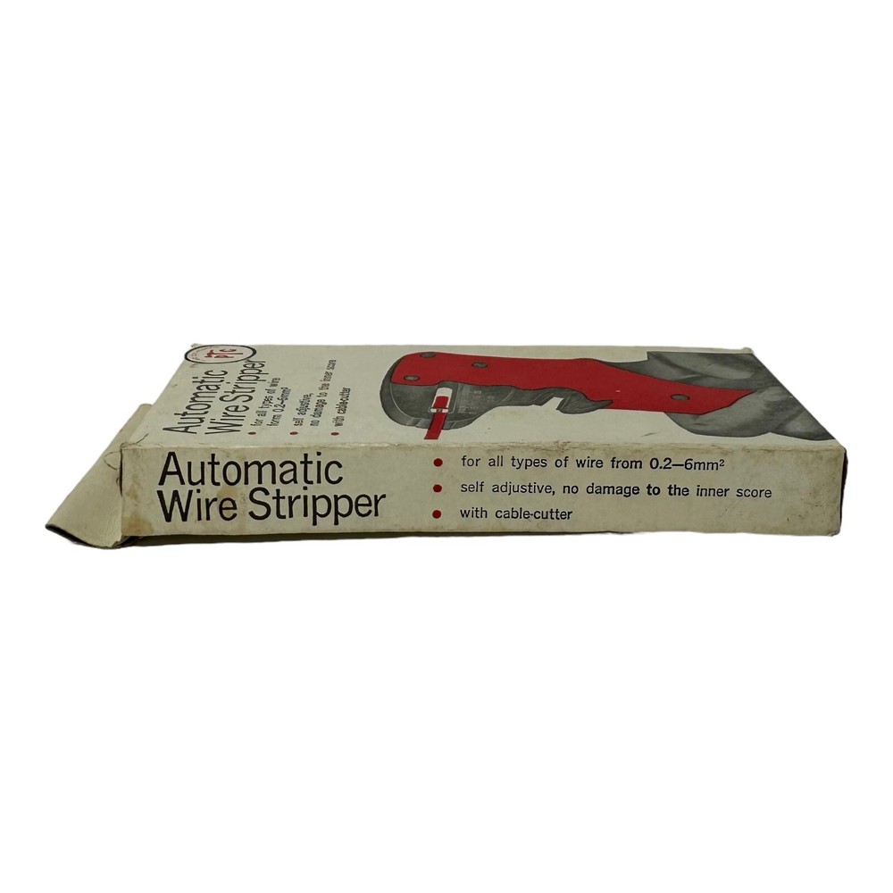 2 Pack Automatic Wire Stripper with Cable Cutter Electrical Wire Form 0.2 - 6m㎡