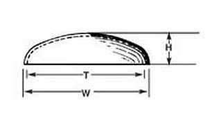 Vhe-24 Elliptical Dome 3/4' 5p