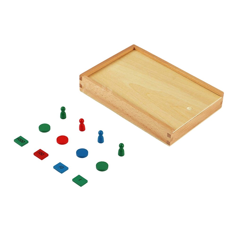 Montessori Stamp Game Professional Version Math Material Early Development Wo...