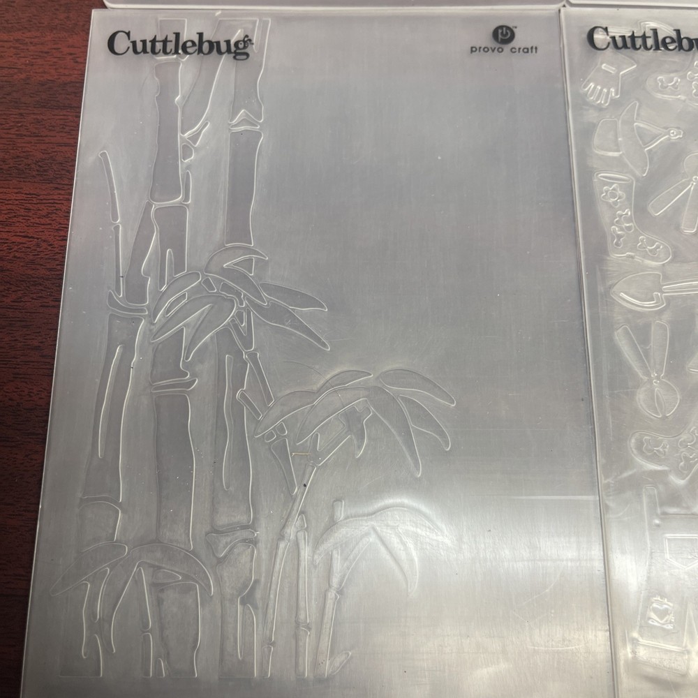 Cuttlebug Embossing Folders Lot Of 4