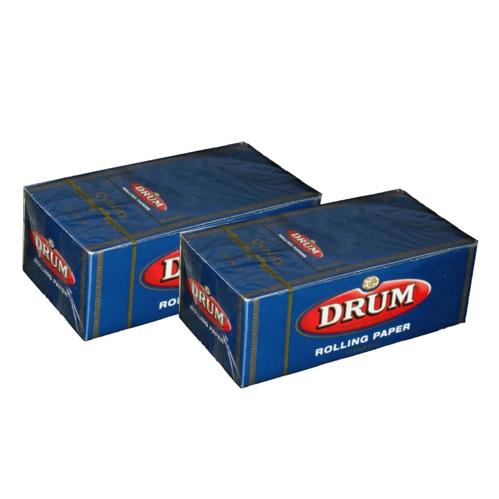 Drum Blue Regular Rolling Papers Standard 2 x 50 Booklets