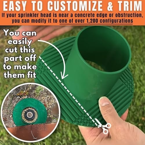 Grasshole Sprinkler Head Guard Protector 5 Pack Plastic