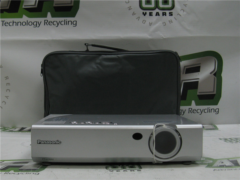 Panasonic PT-LC80U Desktop Projector Tested Working Very Good