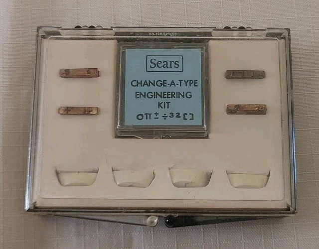 Sears Change-a-Type engineering Kit