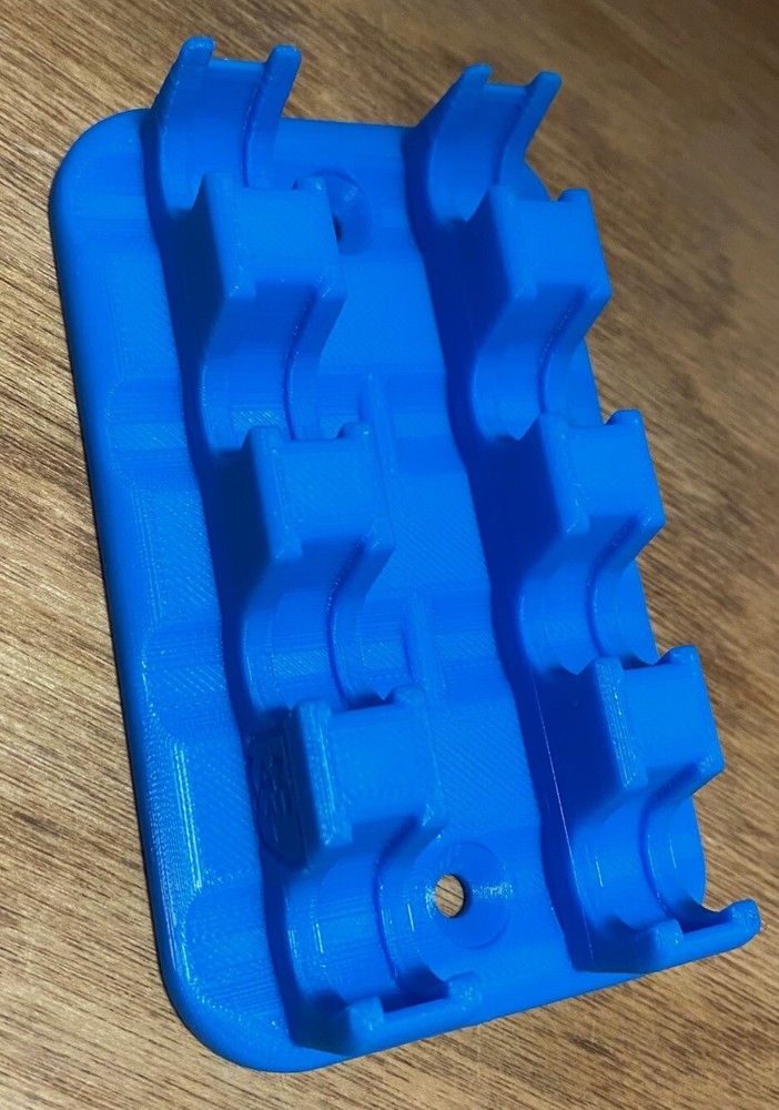 Shell Holder Rack Holds 16 Wall mount Reloading Rock Chucker Challenger Boss