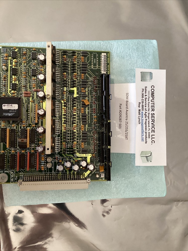 Agfa Avantra 25 / 25S / 25Xt SDM Board