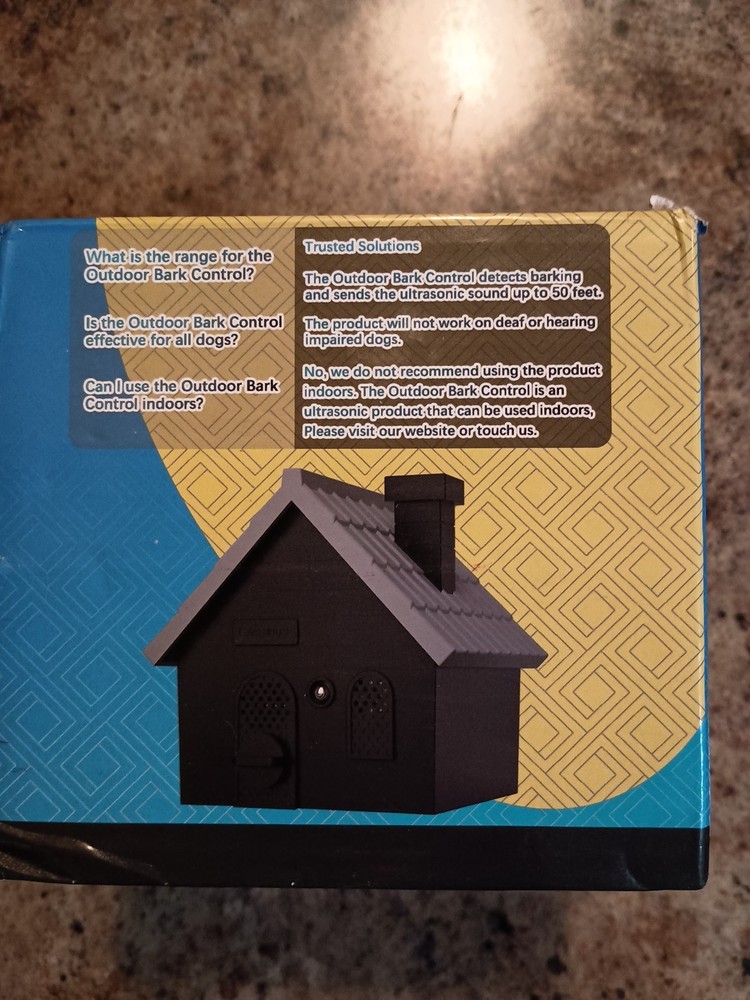 Sonic Bark Control Device, new in box