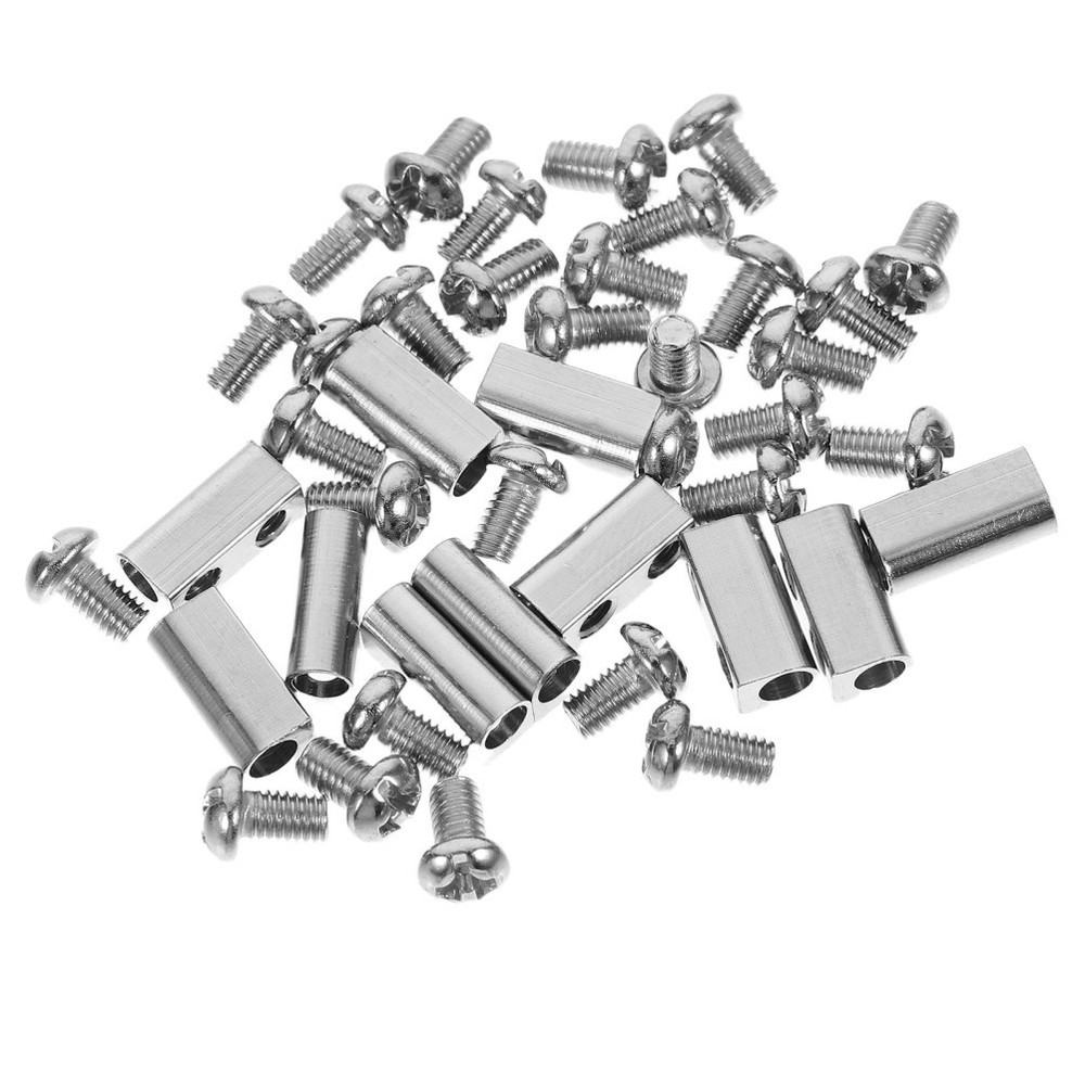 30 Pcs Light Hanging Clips Cable Fastener Double Hole Wire Clamp